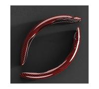 Copertura di Volante Coprivolante per auto STLine, 2 pezzi, stile STLine, st line fiesta ST, resistente all'usura, antiscivolo, accessori di protezione Coprivolanti(2piece-red)