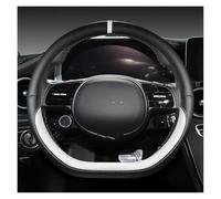 Copertura di Volante Per Hyundai Ioniq 5 2016 2017 2018 2019 2020 2021 2022 Coprivolante per auto a forma di D Coprivolanti(WHITE)