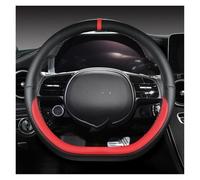 Copertura di Volante Per Hyundai Ioniq 5 2016 2017 2018 2019 2020 2021 2022 Coprivolante per auto a forma di D Coprivolanti(Red)