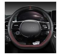 Copertura di Volante Per Hyundai Ioniq 5 2016 2017 2018 2019 2020 2021 2022 Coprivolante per auto a forma di D Coprivolanti(Wine Red)