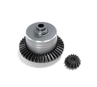 Copertura differenziale in alluminio Shell Diff con acciaio Diff Gear RC parti aggiornate per Tamiya XV02 TT02 TT02B RC auto, titanio