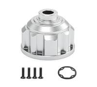 Copertura differenziale in lega di alluminio RC parti aggiornate per TRAXXAS 1/8 6S MAXX SLASH-102076-4 1/10 MAXX W/WIDEMAXX RC Car (argento)