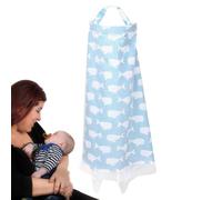 COPERTURA DISCRIET ALLATFEDING, COPERTURA D'ALLAUSE | Coperta a 360 gradi Grembiule in cotone per l'allattamento al seno, Cauva del sedile lavabile in lavatrice, grembiule multiuso da donna, collo