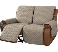 Copertura Divano Copripoltrona Relax Reclinabile 1/2/3 posto con braccioli Copri Poltrona Relax Lavabili per Sedia Reclinabile con Cinghia Elastica Regolabile Casa ( Color : #4 , Size : 2 posti )