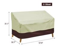 Copertura divano panca patio per tutte le stagioni impermeabile resistente ai ra