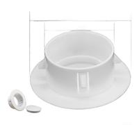 Copertura divisa in PP per aperture a parete lasciate da per unità AC e tubi da 34 mm a 170 mm di diametro ottimizzato per l'integrazione uniforme SurfFor (X)