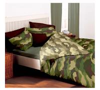 Copertura Doppia In Duvet Camouflage Militare E Federe Reversibili Nuove