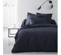 Copertura drappeggio teday essenziale - 140 x 200+30 cm - 2 persone - 100% uni cotone - blu scuro