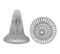 Copertura drenante per vasi di orchidee in plastica riciclata traspirante, tappetino idrofobo per la salute delle radici e i flussi d'acqua, adatto per giardinaggio domestico, balcone e verdura (6 x 7