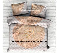 Copertura Duvet Mandala In Cotone Indiano Reversibile Per Letto Queen