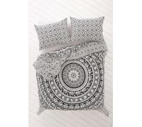 Copertura Duvet Reversibile Mandala Elefante Queen Con 2 Federe