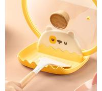 Copertura e cucchiaio per il bancone dellacucina, mestolo di cottura/porta spatola/cucchiaio per poggiatesta per un utensile per capoga (giallo)