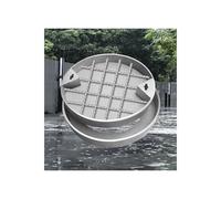 Copertura e telaio da incasso in acciaio inossidabile 304, rinforzo in acciaio inox per drenaggio liscio, durevole per mele larghe (70 x 70 x 5 cm)