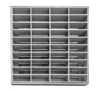 Copertura e telaio in acciaio inox 201, griglia di drenaggio per vialetto, cemento, cortile, a maglia fine, drenaggio rapido (60 x 60 x 5 cm/24), durevole e resistente alle intemperie