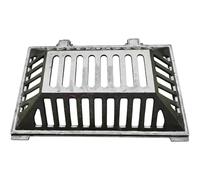 Copertura e telaio in ferro duttile, design monoblocco per drenaggio, ideale per patio, giardini e aree verdi (60 x 40 x 15 cm)