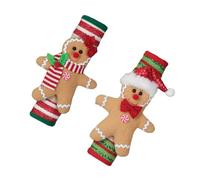Copertura elastica dell'apparecchio di Natale con il disegno del biscotto Riutilizzabile Poliestere antipolvere Frigorifero Protector Per Vacanza Cookie Decorazioni per la casa di Natale