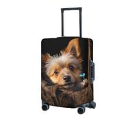 Copertura elastica lavabile per valigie Un cucciolo seduto in un buco di un albero Coperture per valigie per bagagli 45-81 cm Coperture per bagagli portatili da viaggio Manica antipolvere antigraffio