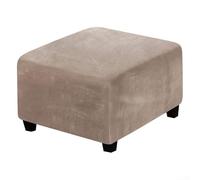 Copertura elastica per sgabello a pedale quadrata con copertura completa, progettata per una vestibilità sicura e protezione contro sporco e usura durante l'uso (marrone)
