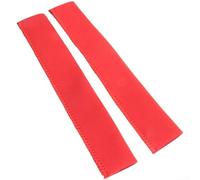 Copertura elastica per tavola da surf e per pagaie, protezione antiscivolo per le mani, copertura galleggiante per sport acquatici, confezione da 2, lunghezza 24 cm x diametro 3 cm (rosso)