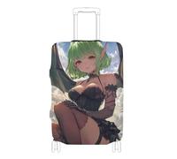 Copertura elastica per valigie antipolvere copertura elastica per valigie Fit 18-32 Inch Bagagli, piccolo diavolo anime ragazza, XL 29-32 in