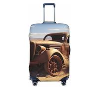 Copertura elastica per valigie da viaggio, con ruote abbandonate nel deserto, alla moda, adatta per bagagli da 45,7 a 81,7 cm