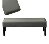 Copertura elasticizzata per panca da pranzo, protezione per sedia, panca da pianoforte, copertura per scarpe, lavabile, protezione per panca per soggiorno, camera da letto, color cenere