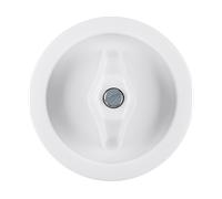 COPERTURA/ELEMENTO DI COMANDO PER PROGRAMMI DI INTERRUTTORI DA INCASSO BERKEL Zentralstück mit Knebel, Sistemi di interruttori da incasso Berker, Bianco