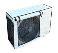 Copertura esterna AC con isolamento termico - Oxford crittografato blocca 40% calore (78 x 55 x 30 cm a 96 x 70 x 40 cm), fibbie regolabili, riduzione del carico e protezione UV Unità esterne casa