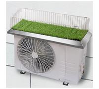 Copertura esterna AC in acciaio inossidabile, protezione resistente alle intemperie per unità di condizionatore d'aria, scudo pompa di calore, protezione durevole del compressore