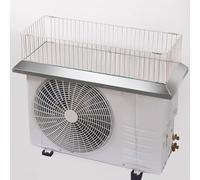 Copertura esterna AC in acciaio inossidabile, protezione resistente alle intemperie per unità di condizionatore d'aria, scudo pompa di calore, protezione durevole del compressore