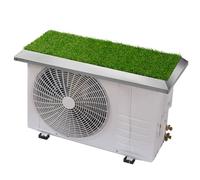 Copertura esterna AC in acciaio inossidabile, protezione resistente alle intemperie per unità di condizionatore d'aria, scudo pompa di calore, protezione durevole del compressore