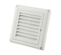 Copertura esterna da parete da 10,2 cm per griglia di scarico dell'asciugatrice per migliorare il flusso d'aria in applicazioni HVAC