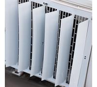 Copertura esterna del compressore di CA delle griglie del difensore del condizionatore d'aria, AC condensatore universale anti colpo diretto scudo Deflettore guida coperchio unità