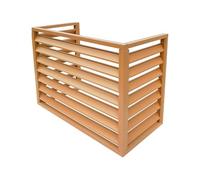 Copertura esterna della pompa di calore di fonte di ariaCopertura protettiva in alluminio per condizionatore d'aria e condensatore Colore mandorla L100*W50*H70 (1.5P) Resistente alle intemperie e