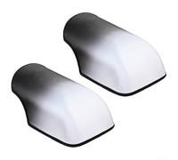Copertura estiva per manubrio da bicicletta, protezione anti-UV, impermeabile, protezione dal vento, adatta alla maggior parte dei modelli di manubrio (nero-bianco)