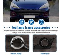 Copertura Fendinebbia Anteriore Destro In Cromo Per Fendinebbia Griglia Auto