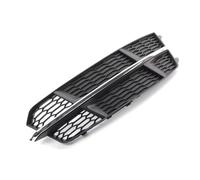 copertura fendinebbia Compatibile Con A6 C7 2014 2015 2016 2017 2018 Griglia Di Ricambio Per Paraurti Anteriore Inferiore Sinistro, Fendinebbia, Copertura Griglia 4G0807681AN, Nero Cromato