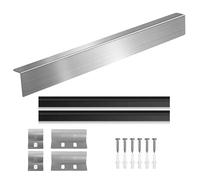 Copertura Fessure Fornello Bancone - Fascia Di Tenuta Laterale In Acciaio Inossidabile | Riempitivo Fessure Scorrevole,per Fornelli Lavastoviglie Microonde Frigoriferi Lavatrici