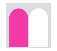 Copertura for arco nuziale spessa a doppia faccia, copertura for in spandex, supporto for fondale, decorazione for feste di compleanno Copertura per Archi Nuziali(Red white,65x150cm 5ft)