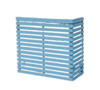 Copertura For Aria Condizionata In Legno Massello For Esterni, Supporto For Piante Da Esterno, Barriera Antirumore Decorativa E Supporto For Fiori Da Giardino, For Unità Esterna(Color3,120x60x105cm)