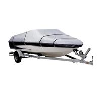 Copertura for Barca Fuoribordo 210D Anti-UV PU Impermeabile Rimorchiabile in Tela for Accessori for Barche for Custodia Nautica Protezione Versatile(20-22 Ft Sliver)