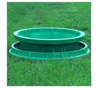 Copertura for fossa settica da incasso con telaio, coperchio decorativo invisibile for fossa settica for patio/giardino, copertura portatile for bacino fognario(A60*60CM/23.6 * 23.6IN)
