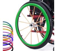 Copertura for impugnature posteriori for sedia a rotelle - Copricerchi for sedia a rotelle da 22 pollici, anelli for sedia a rotelle in silicone, antiscivolo, resistenti all'usura, migliorano la presa