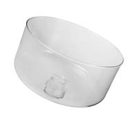 Copertura for microonde in vetro trasparente Piastra paraspruzzi con coperchio for torta a cupola da 9x6,7 pollici