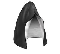 Copertura for mobili da esterno for sedia sospesa con cerniera Protezione for giardino for a dondolo resistente agli agenti atmosferici Per Proteggere I Mobili(Black)