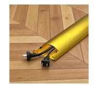 Copertura for pavimento con prolunga in lega di alluminio con autoadesivo | L'organizzazione dei cavi del corridoio del Ministero degli Interni(Gold,28x8mm)
