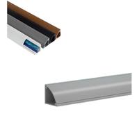 Copertura for pavimento for la gestione dei cavi di prolunga in PVC | Multicolor, 14x14mm O 24x24mm: Da Terra O Da Parete for Ufficio, Bagno, Soggiorno.(Gray,14x14mm/0.55x0.55in)