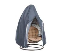 Copertura For Sedia Sospesa Eggshells, Pieghevole Resistente Alle Intemperie, Protezione Solare, For Uso In Cortile Per Sedia A Dondolo(Grey,210D Double)