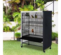Copertura funzionale per gabbia per uccelli, progettata per regolare la luce e mantenere il comfort degli animali domestici (88 x 63 x 120 cm)