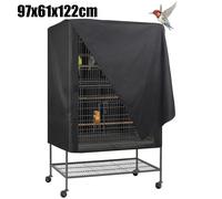 Copertura gabbia per uccellini nera oversize con caratteristiche antileggero e i